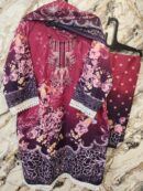 Pakistani embroiderd stiched dress pink -Mahira fashion