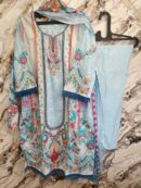 pakistani stiched sky blue
