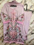 pakistani stiched pink dress