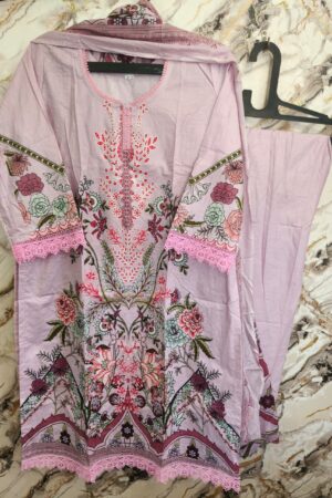 pakistani stiched pink dress