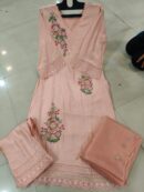deginer heavy peach dress