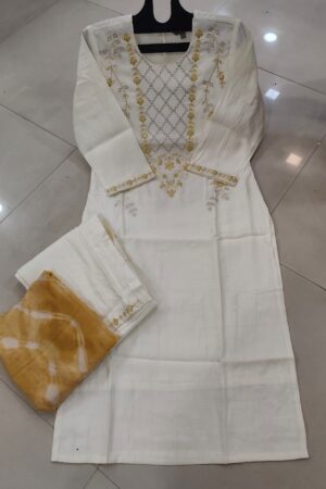 3pc suit yellow AND WHITE