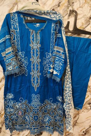 pakistani stiched blue