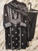 Premium Black & White Ready-to-wear Pakistani Dress 6 - view 2
