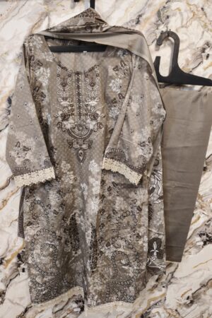 Embroiderd Ready To Wear Stich Dress - 1 - view 2