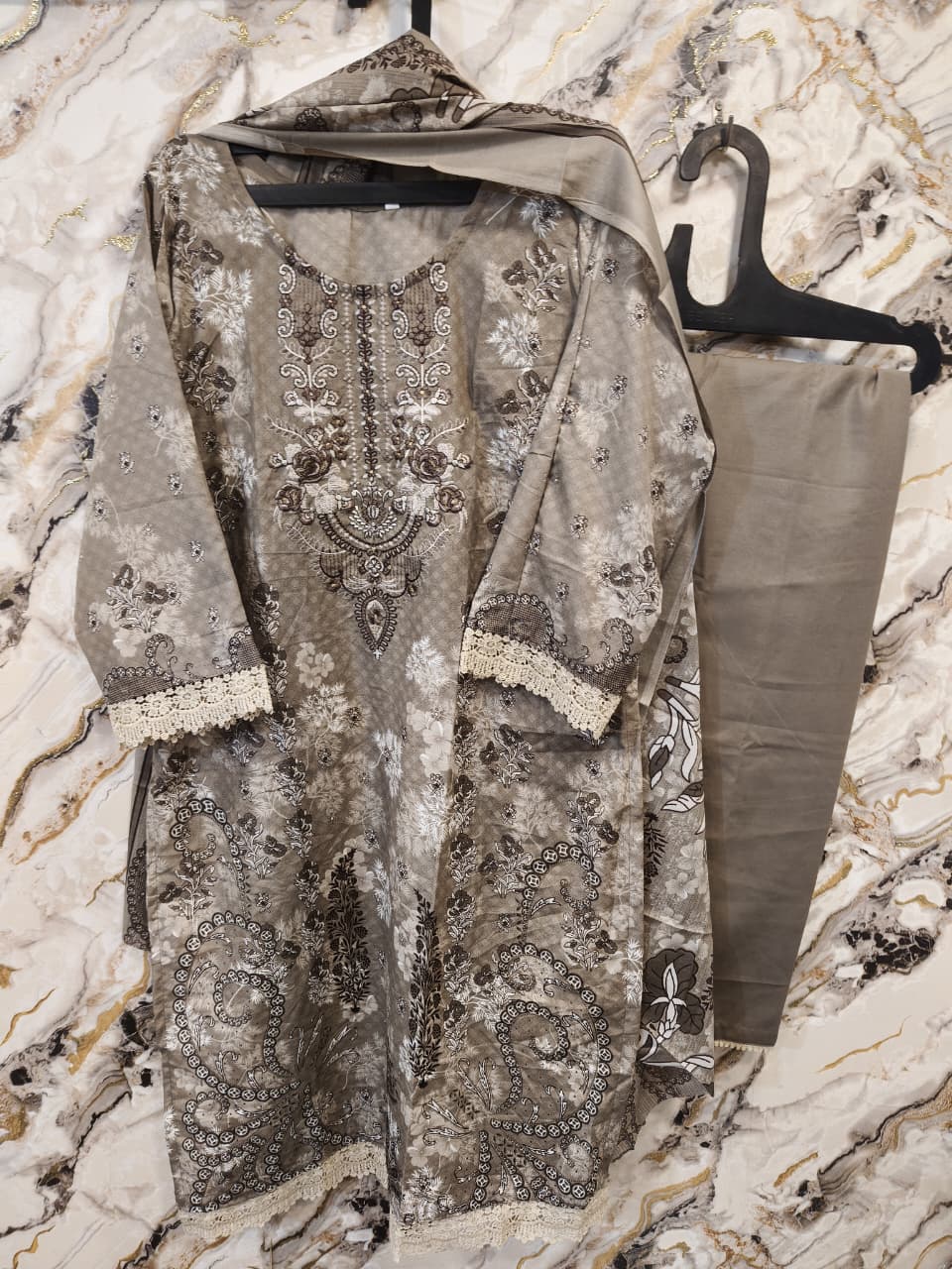 Embroiderd Ready To Wear Stich Dress - 1 - view 2