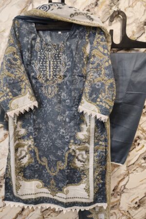 Embroiderd Ready To Wear Stich Dress -3 - view 2