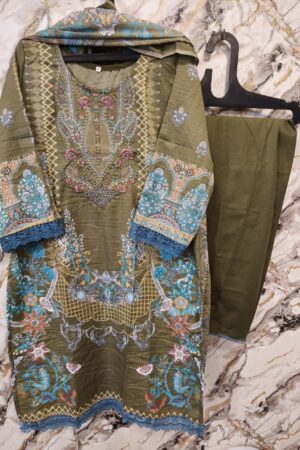 Embroiderd Ready To Wear Stich Dress -4 - view 2