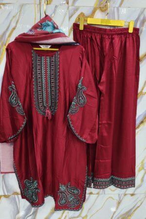 Embroidered Rayon Pakistani Suit