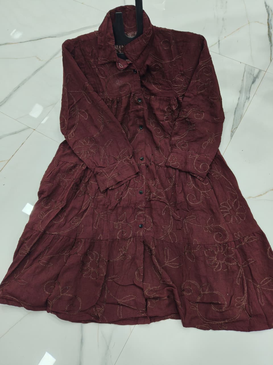 Floral Embroidered Tunic