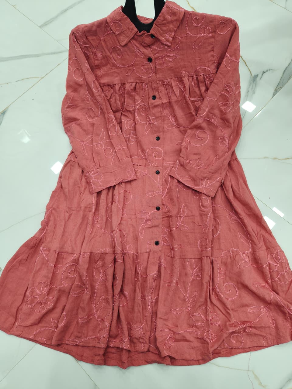 Floral Embroidered Tunic