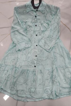 Floral Embroidered Tunic