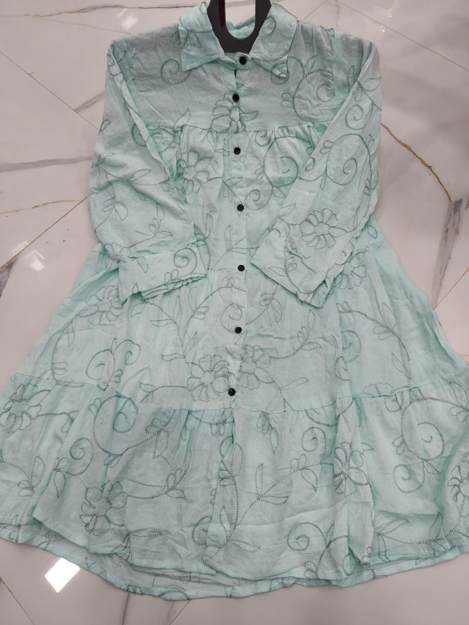 Floral Embroidered Tunic