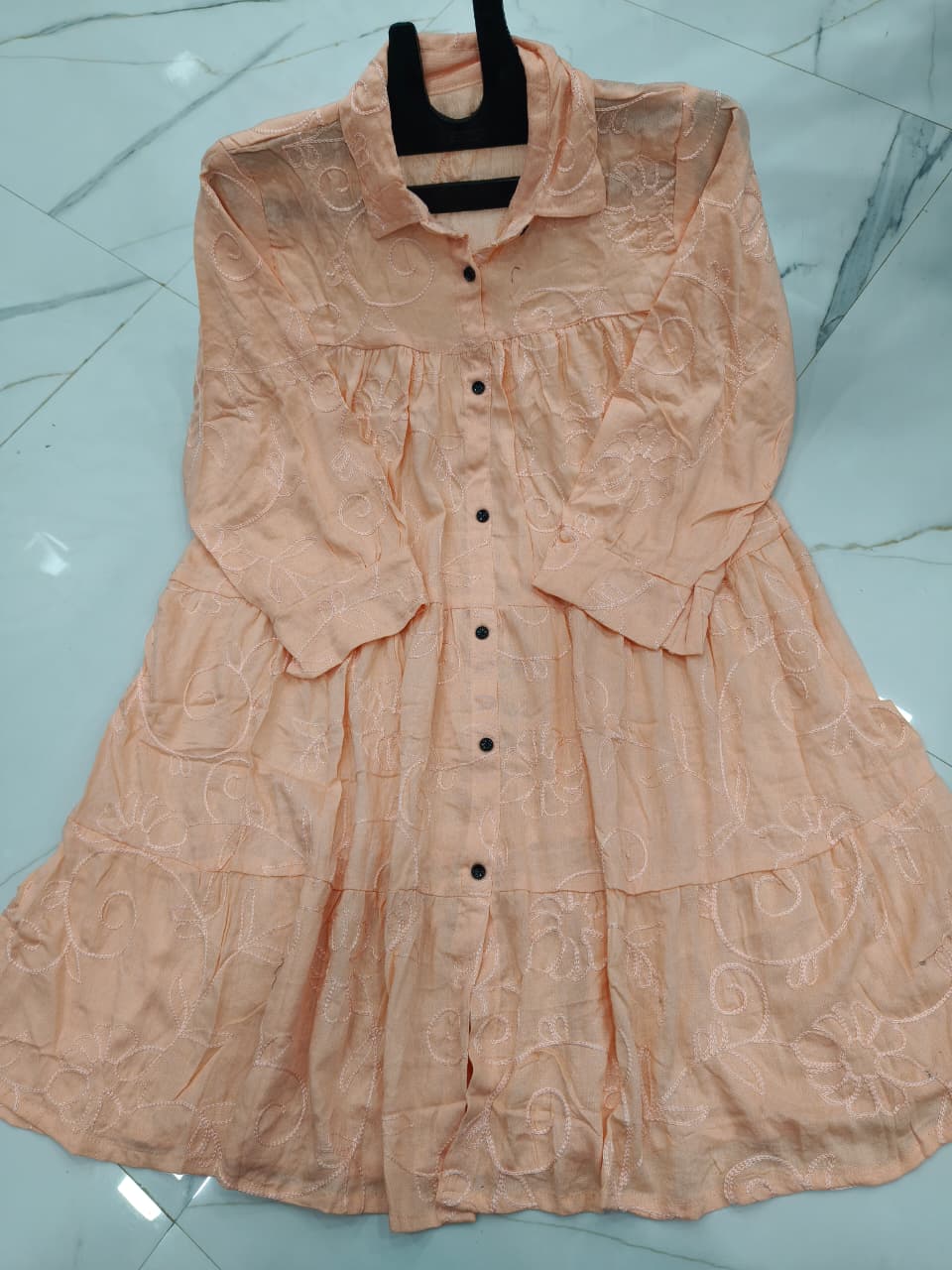 Floral Embroidered Tunic