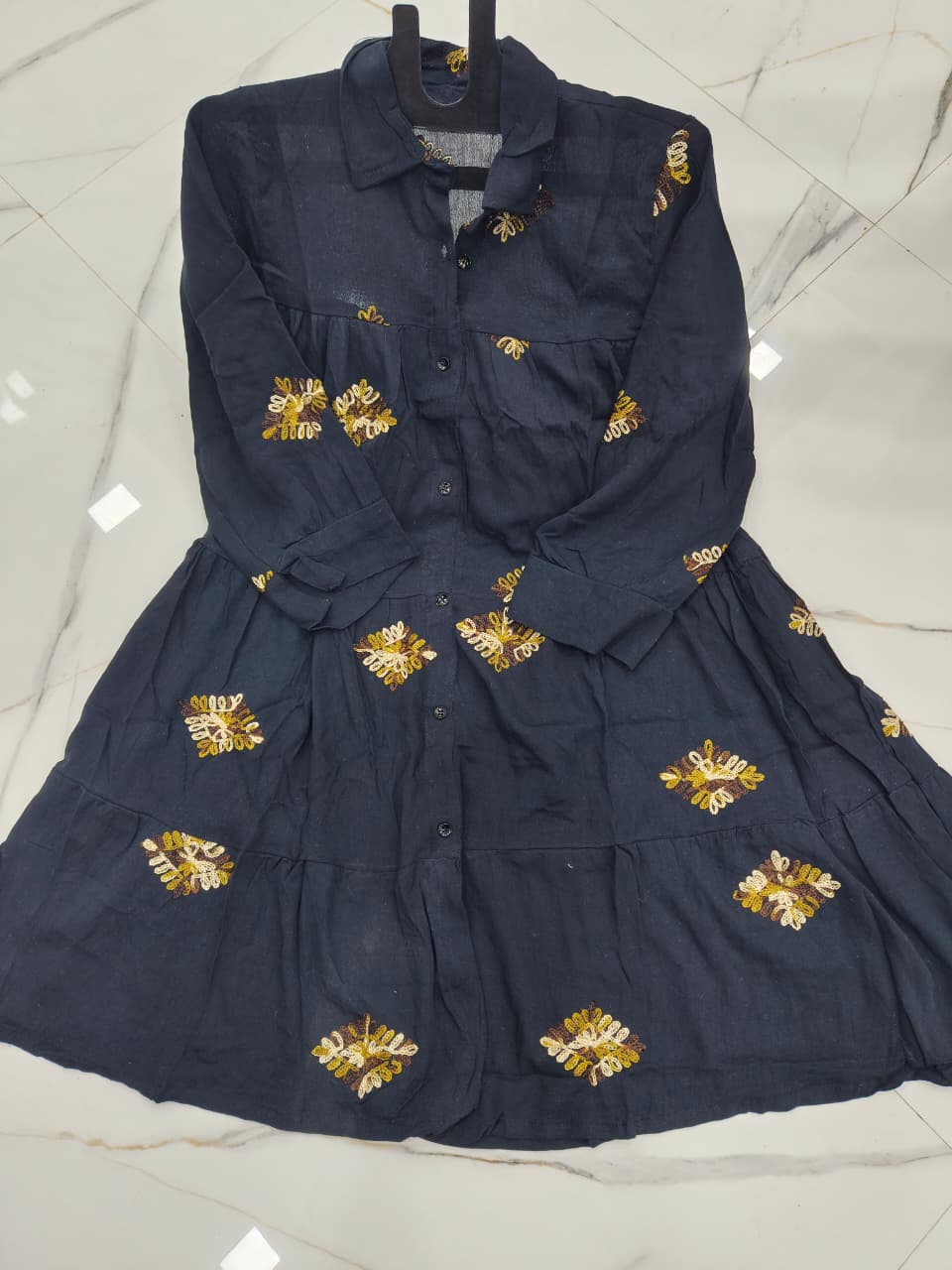 Floral Embroidered Tunic