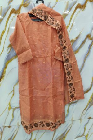 Classic Floral Kurti & Dupatta Set
