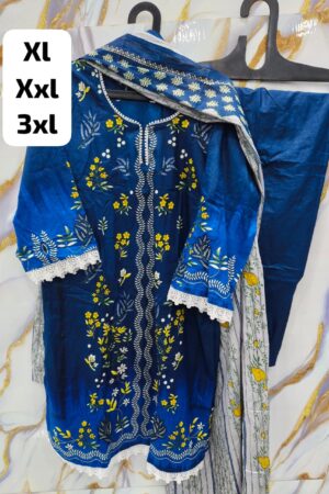 ✨ Blue Petal Grace Suit Set