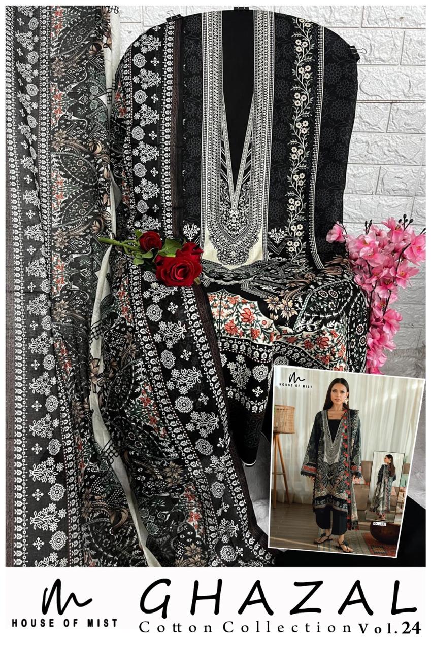 Elegant Heritage Unstitched Suit Set - Mahira Fashion