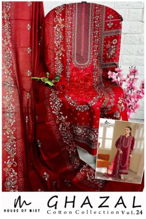 Zarqash Cotton Suit Set - Mahira Fashion