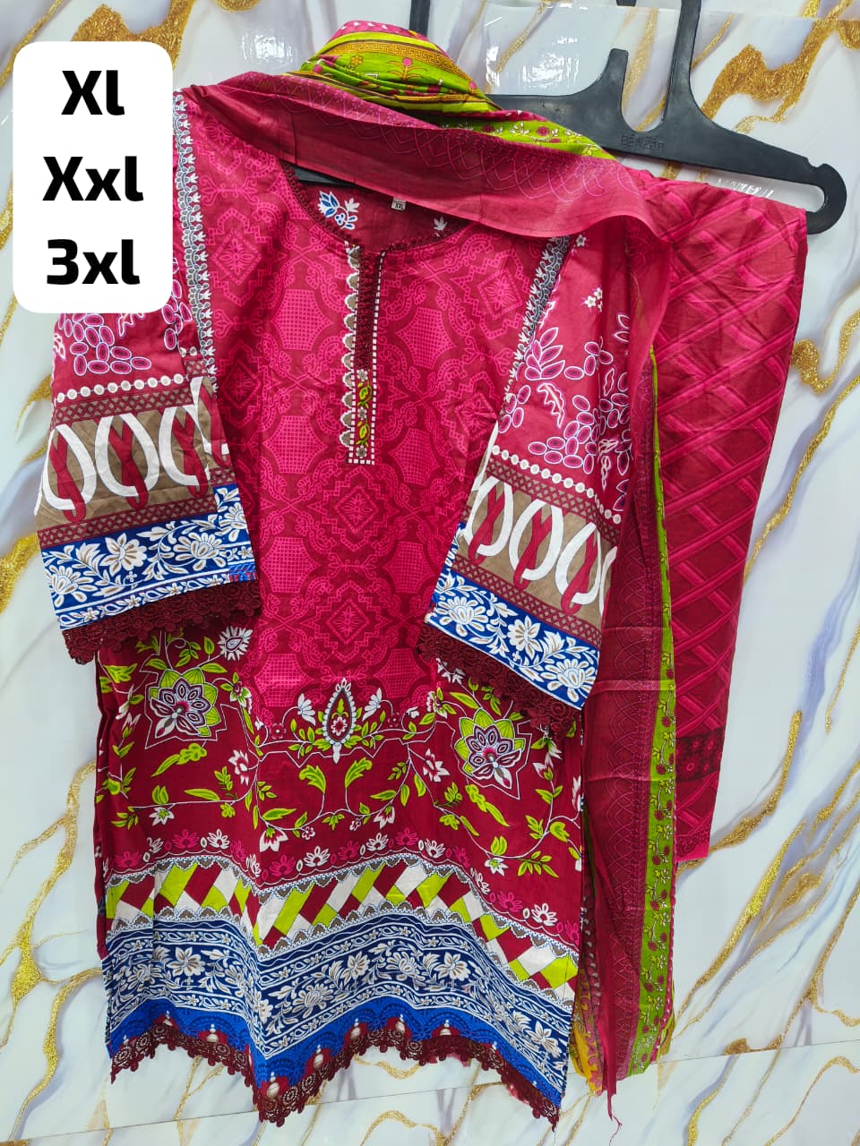Rangrez Floral Charm Kurti Set - Mahira Fashion