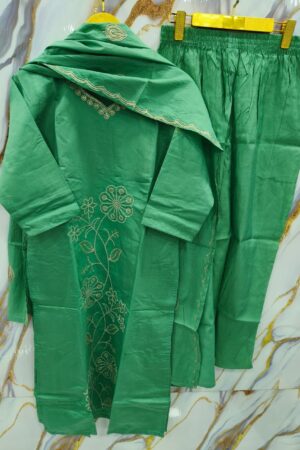 💚 Emerald Aura Embroidered Suit ✨