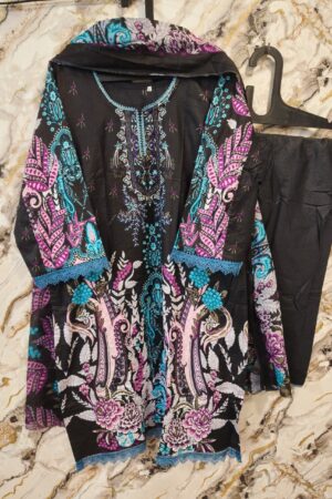 🌸 Noor Elara Premium Stitched Suit Set ✨