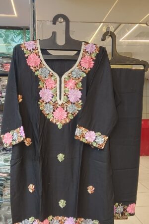🌸 Noor Blossom Embroidered Dress Set 🌸