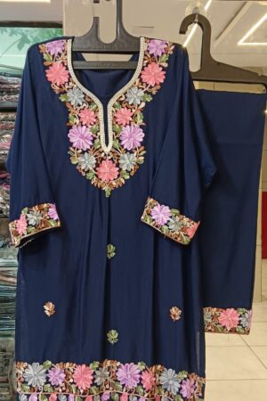 💙 Zarina Floral Embroidered Dress Set 🌸