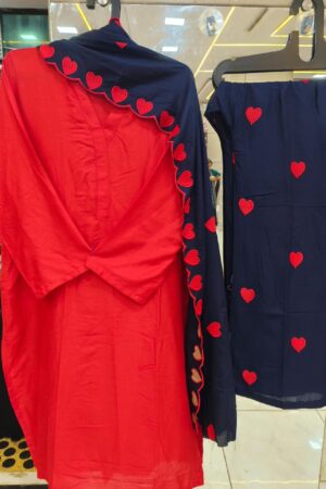 ❤️ Ruby Hearts Premium Stitched Suit Set ❤️
