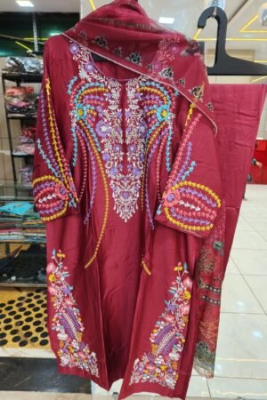 🌸 Noor Gulnaz Embroidered Suit Set 🌸