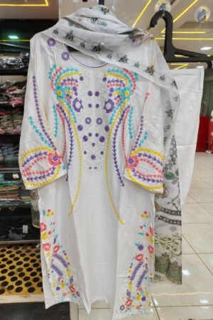 🤍Noor Pearl Embroidered Suit Set 🤍