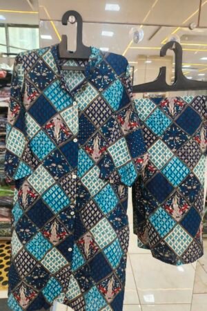 ✨ Royal Blue Rayon Co-Ord Set ✨