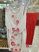 Premium Floral Threadwork Kurti Set - Kurti Set for Women by Mahira Fashion - View 2