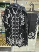 Regal Scallop Embroidered Set - Heavy Pakistani Suit by Mahira Fashion - View 2