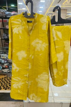 ๐ธ Printed Button-Down Tunic Set โ โน350 ๐ธ
