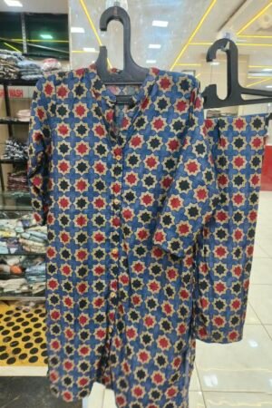 ๐ธ Printed Button-Down Tunic Set โ โน350 ๐ธ