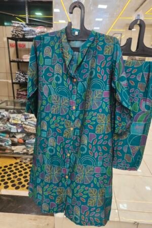 🌸 Printed Button-Down Tunic Set – ₹350 🌸