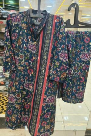 🌸 Printed Button-Down Tunic Set – ₹350 🌸