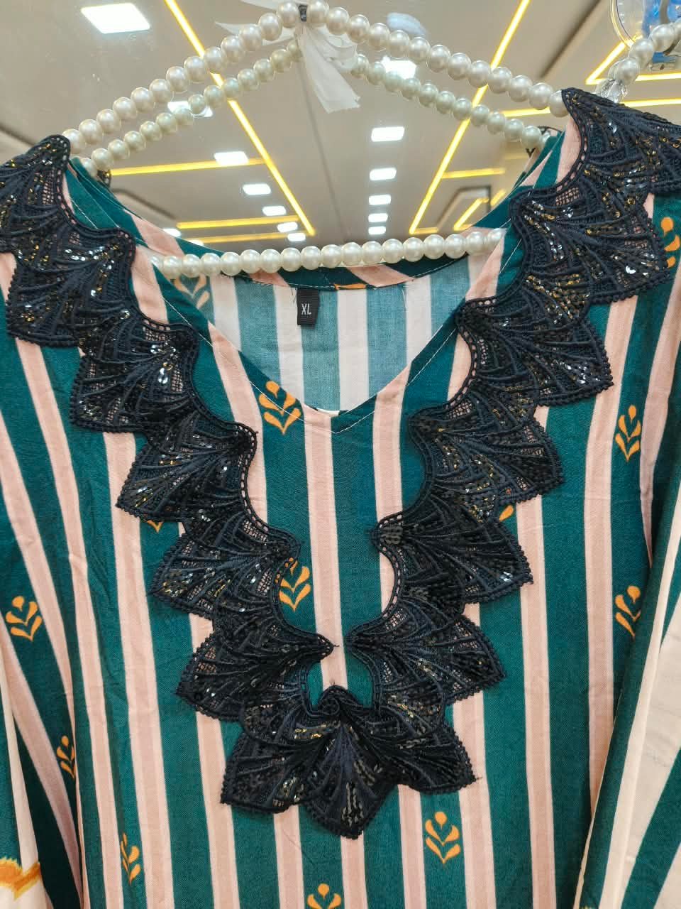 Luxe Lattice Heavy Rayon Designer Set - Pakistani Stitched Suit by Mahira Fashion - View 2