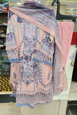 🌸 Floral Printed Kurti Pant Set with Dupatta-5🌸