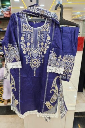🌸 Floral Printed Kurti Pant Set with Dupatta-4 🌸