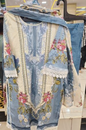 🌸 Floral Printed Kurti Pant Set with Dupatta-8 🌸