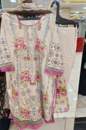🌸 Floral Printed Kurti Pant Set with Dupatta-9 🌸