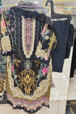 🌸 Floral Charm Printed 3-Piece Kurti Set with Dupatta-4 ✨