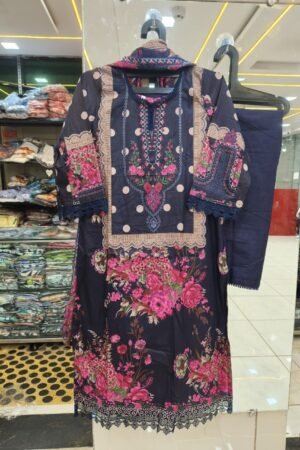 ✨ Ethnic Royalty Printed 3-Piece Suit Set-2602 ✨