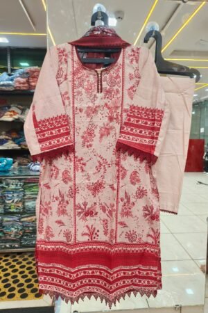 ✨ Ethnic Royalty Printed 3-Piece Suit Set-206 ✨